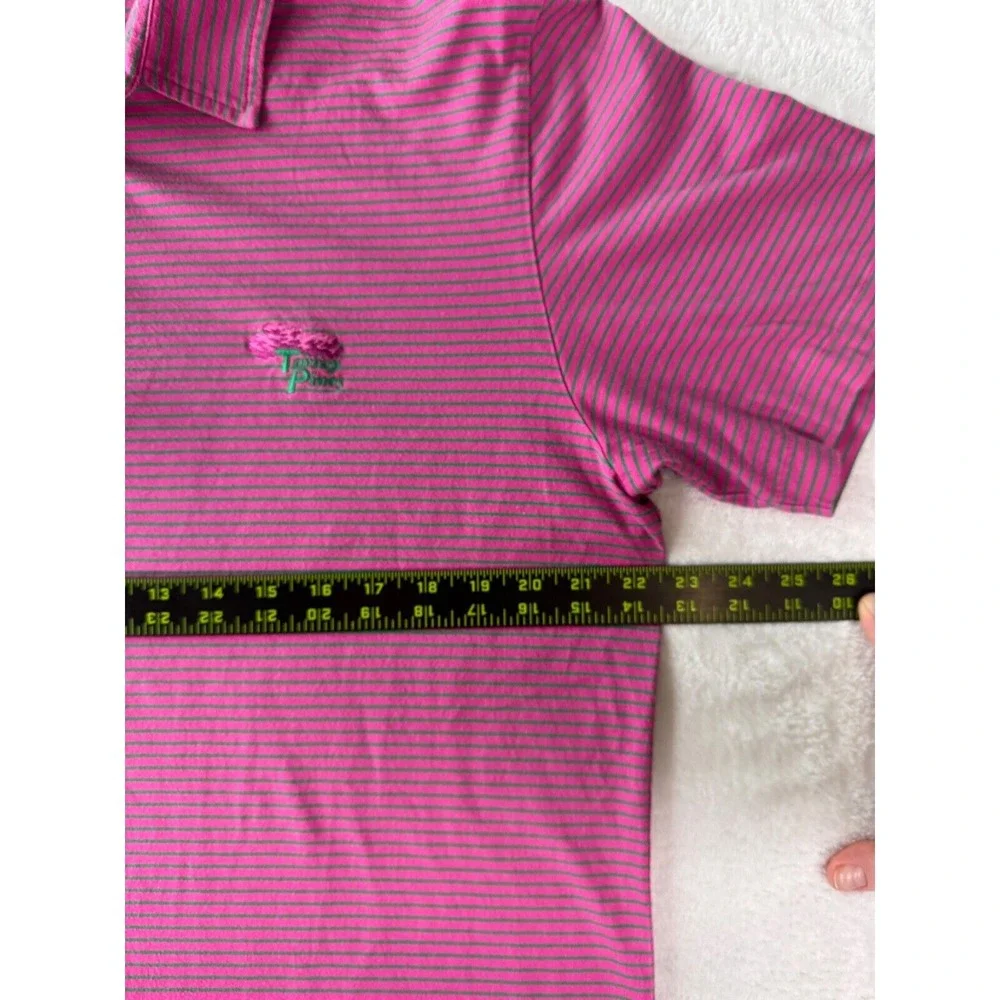 Polo Golf Ralph Lauren Polo Shirt TORREY PINES‎ Mens Large Pink Vintage Lisle